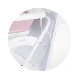 Chipolino Fiore kúpeľný stojan s prebaľovacou podložkou - Pink