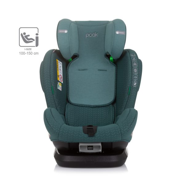 Chipolino Peak 360 I-Size autosedačka 40-150 cm - Pastel Green