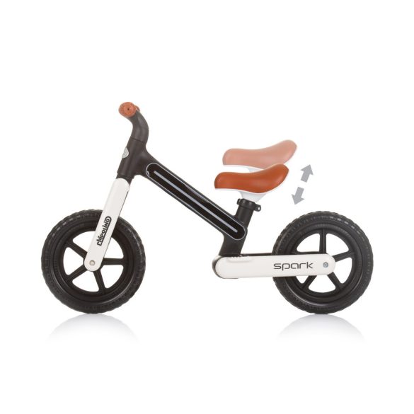 Chipolino Spark odrážadlo - Black/White