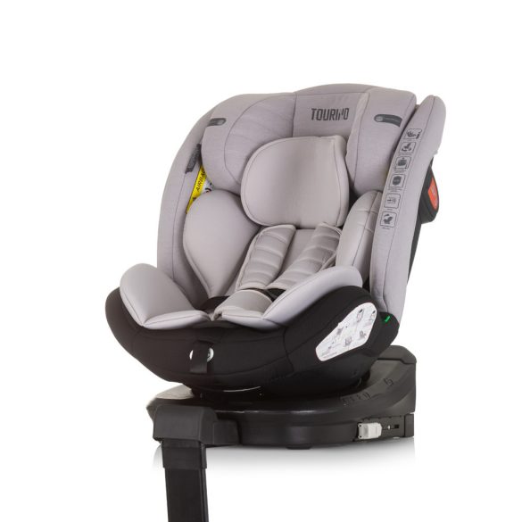 Chipolino Tourino 360 I-Size autosedačka 40-150 cm - Ash grey