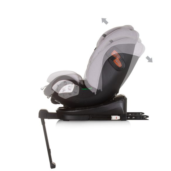 Chipolino Tourino 360 I-Size autosedačka 40-150 cm - Ash grey