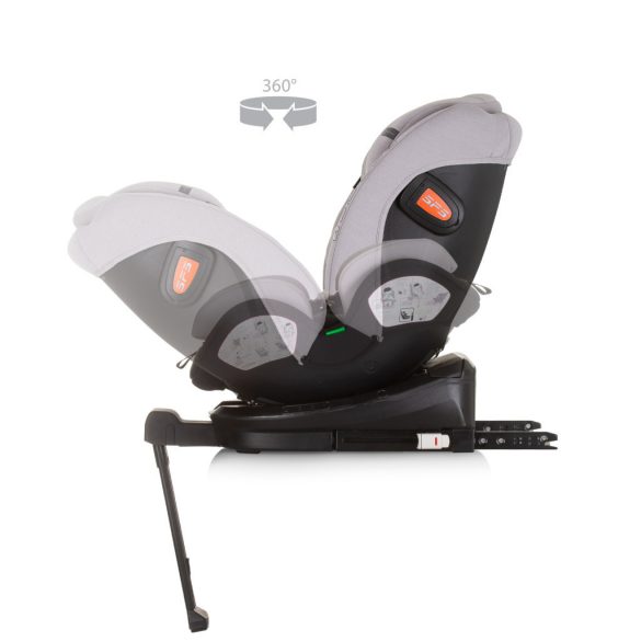 Chipolino Tourino 360 I-Size autosedačka 40-150 cm - Ash grey