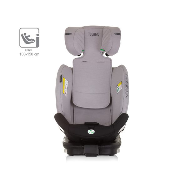 Chipolino Tourino 360 I-Size autosedačka 40-150 cm - Ash grey