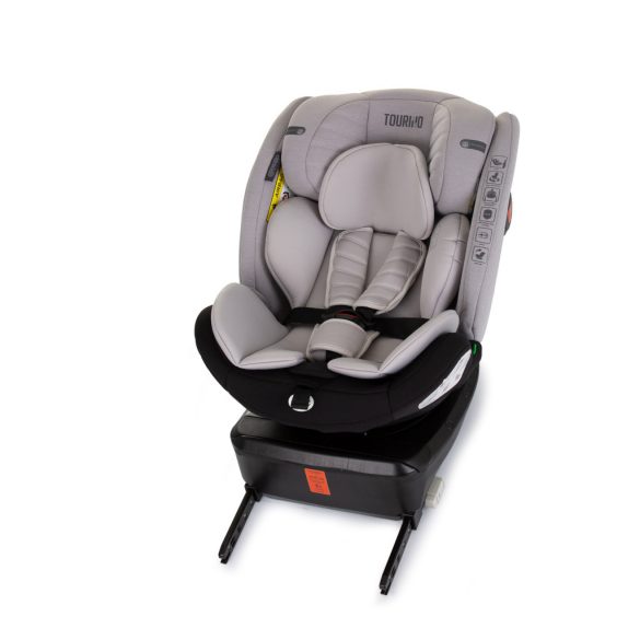 Chipolino Tourino 360 I-Size autosedačka 40-150 cm - Ash grey