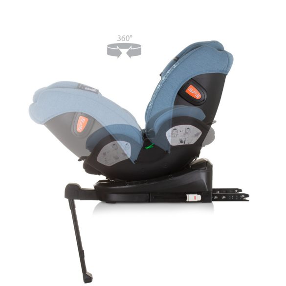 Chipolino Tourino 360 I-Size autosedačka 40-150 cm - Blue