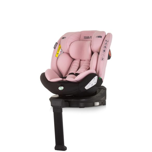 Chipolino Tourino 360 I-Size autosedačka 40-150 cm - Flamingo