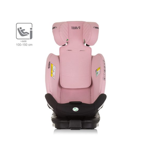 Chipolino Tourino 360 I-Size autosedačka 40-150 cm - Flamingo