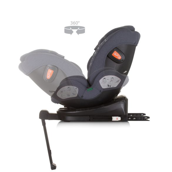 Chipolino Tourino 360 I-Size autosedačka 40-150 cm - Granite