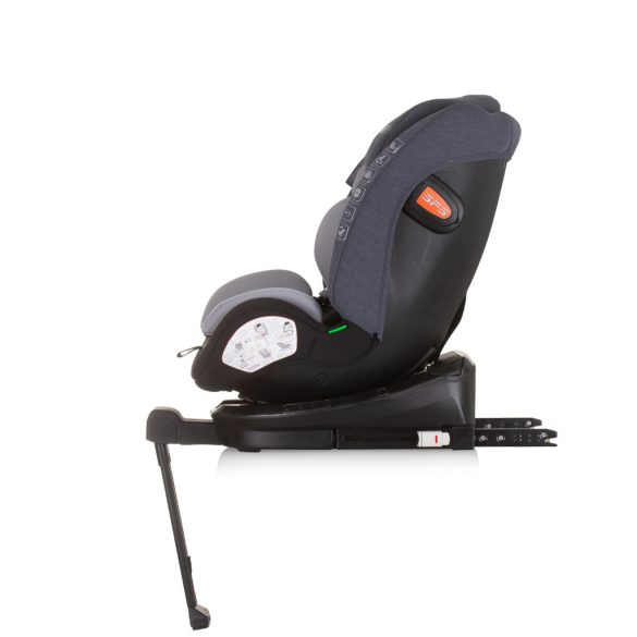 Chipolino Tourino 360 I-Size autosedačka 40-150 cm - Grey mix