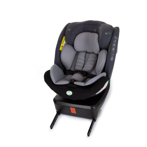 Chipolino Tourino 360 I-Size autosedačka 40-150 cm - Grey mix