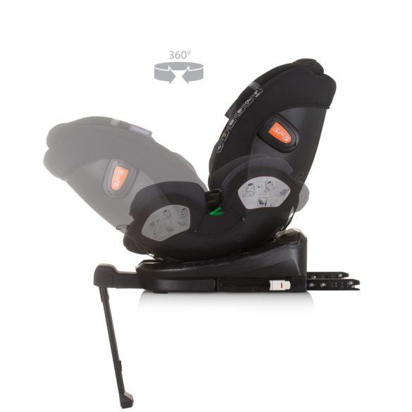 Chipolino Tourino 360 I-Size autosedačka 40-150 cm - Obsidian