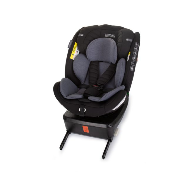 Chipolino Tourino 360 I-Size autosedačka 40-150 cm - Obsidian