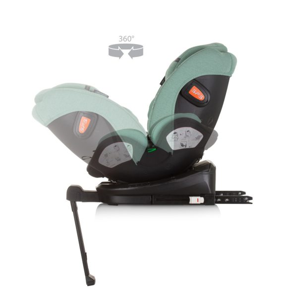 Chipolino Tourino 360 I-Size autosedačka 40-150 cm - Pastel green