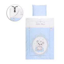   Lorelli 5-dielna sada posteľnej bielizne – Little Bear Blue