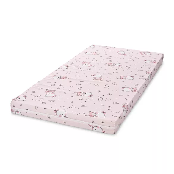 Lorelli Classic penová matrac 70x140x8 cm - Pink Ballerina Bear