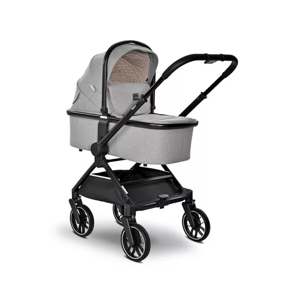 Multifunkčný kočík Lorelli Reya 3 v 1 s otočnou rukoväťou + autosedačka Joy – Grey