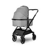 Multifunkčný kočík Lorelli Reya 3 v 1 s otočnou rukoväťou + autosedačka Joy – Grey