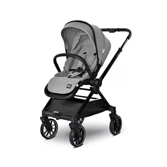 Multifunkčný kočík Lorelli Reya 3 v 1 s otočnou rukoväťou + autosedačka Joy – Grey