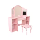 Chipolino Detský obliekací stôl, ružový