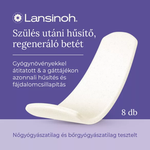Lansinoh chladivé, regeneračné vložky po pôrode, 8 ks