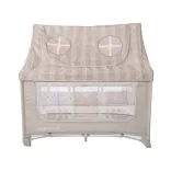 Lorelli Sweet Home 2, multifunkčná cestovná postieľka so strieškou – Beige