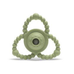   Lorelli silikónové hryzátko a hrkálka v jednom - Fresh Green