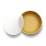 Lorelli silikónová vákuová miska s vekom - Yellow