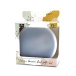 Lorelli silikónová vákuová miska s vekom - Grey