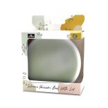 Lorelli silikónová vákuová miska s vekom - Fresh Green