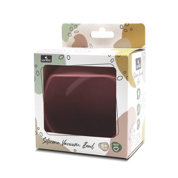 Lorelli prírodná silikónová miska - Deep Pink