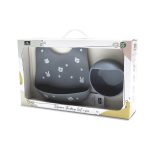 Lorelli prírodná silikónová súprava na kŕmenie 2 ks - Grey