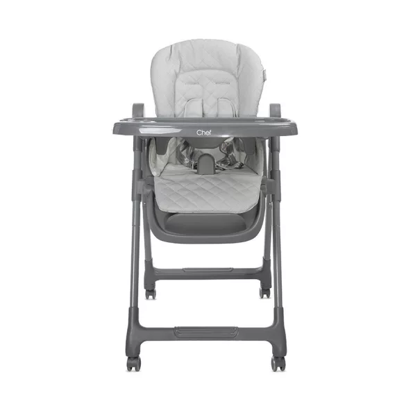 Lorelli Chef 3v1 multifunkčná jedálenská stolička do 26 kg - Grey Leather