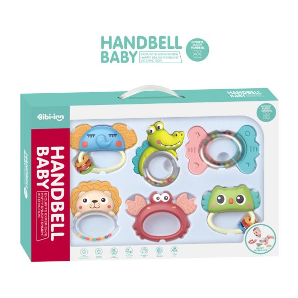 Chipolino sada detských hrkálok 6 ks