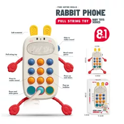   Chipolino 8 v 1 – hra na rozvoj zručností so šnúrkou, telefón