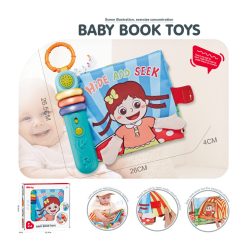   Chipolino hudobná a svietiaca textilná kniha - Hide and Seek