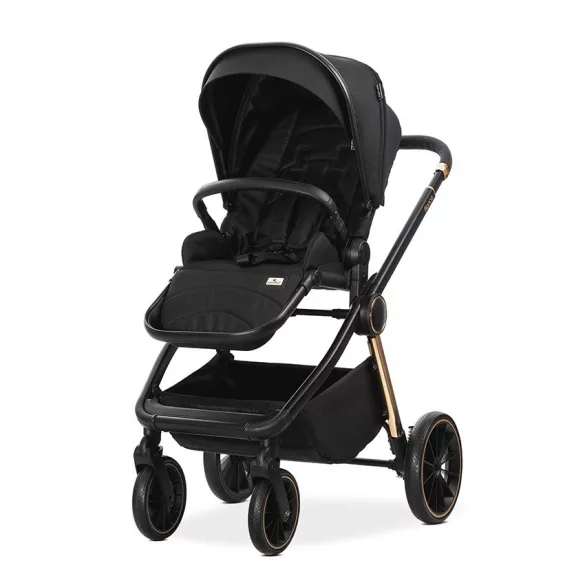 Lorelli Bianca 3v1 kočík pre novorodencov s nosičom Lorelli Aria Luxe – Black (2 kusy)