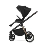 Lorelli Bianca 3v1 kočík pre novorodencov s nosičom Lorelli Aria Luxe – Black (2 kusy)