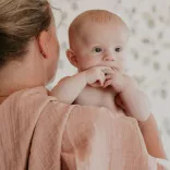BIBS Textilpelenkák, púderrózsaszín