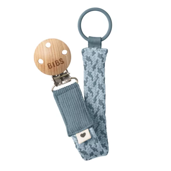 BIBS klip na cumlík - Petrol / Baby Blue