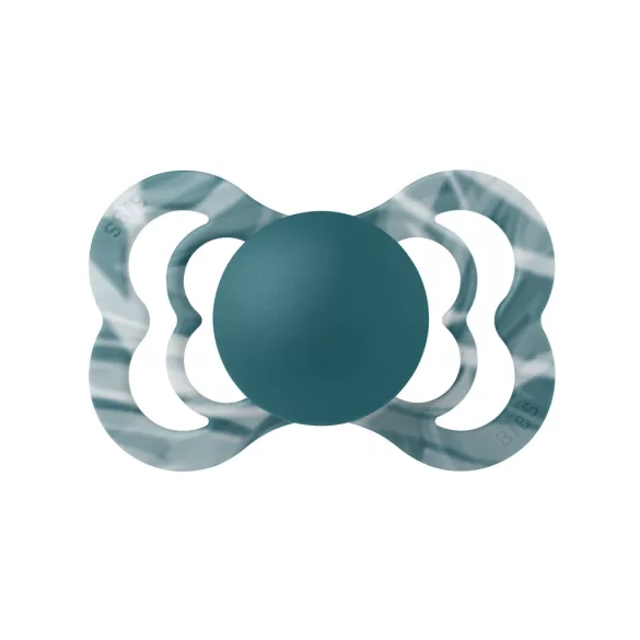 BIBS Supreme cumi, Tie Dye, erdei tó/krémfehér, 0-6 hó