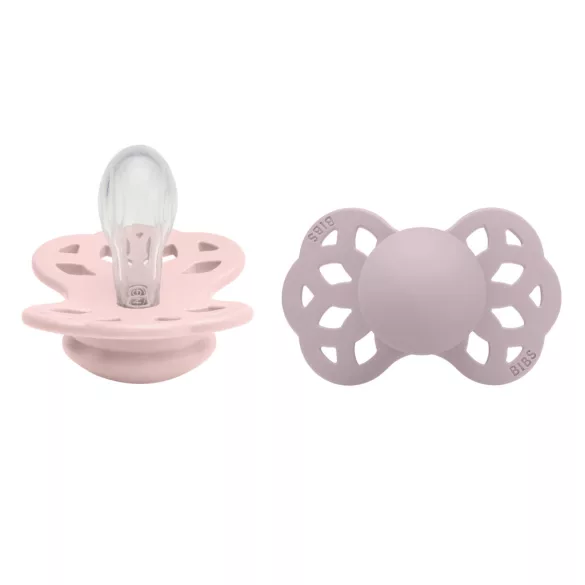 BIBS Infinity 2-es cumiszett, (Cseresznyevirág/Hamvas lila), 0-6 hó