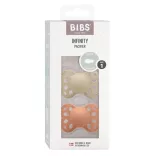 BIBS Infinity 2-es cumiszett, (Vanília/Barack), 0-6 hó