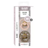 BIBS X Liberty Colour cumlíky z prírodného kaučuku 2ks - veľkosť 2 - Blush/Dark Oak
