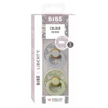 BIBS X Liberty Colour cumlíky z prírodného kaučuku 2ks - veľkosť 2 - Cloud / Sage