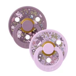   BIBS X Liberty Colour cumlíky z prírodného kaučuku 2ks - veľkosť 1 - Violet Sky / Mauve