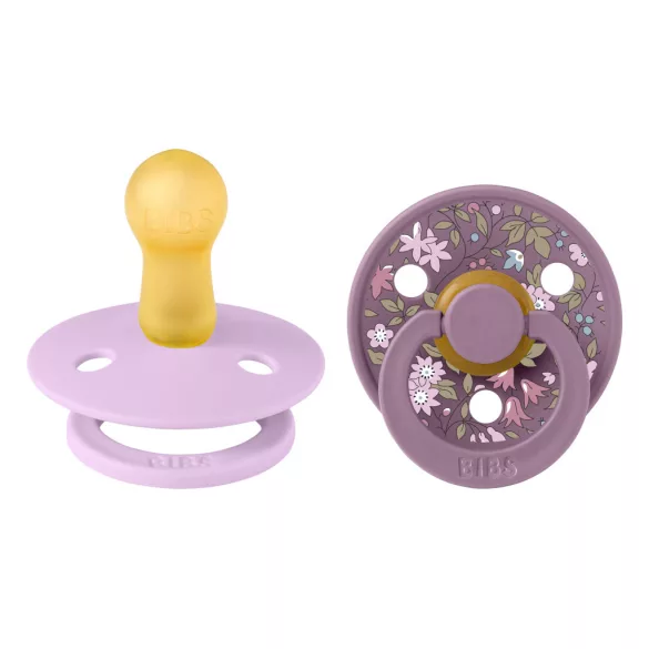 BIBS X Liberty Colour cumlíky z prírodného kaučuku 2ks - veľkosť 2 - Violet Sky / Mauve