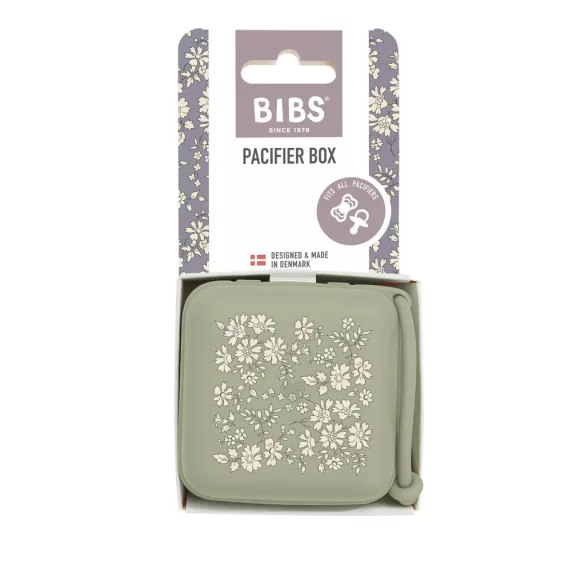 BIBS X Liberty krabička na cumlíky - Sage