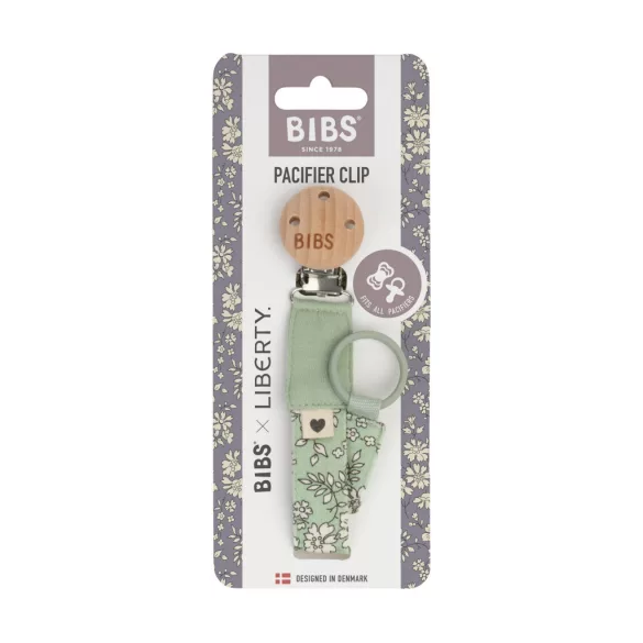 BIBS X Liberty klip na cumlík - Sage