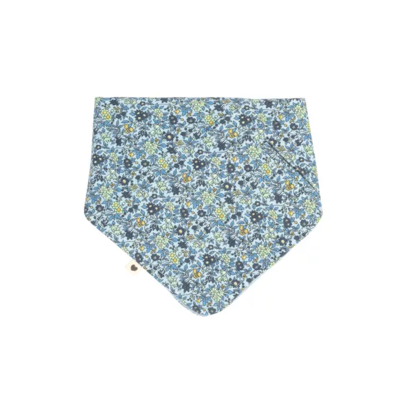 BIBS X Liberty slintáčik z BIO bavlny - Baby Blue