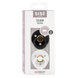 BIBS Colour 2-es szett, (Fekete/Hófehér), 6-18 hó